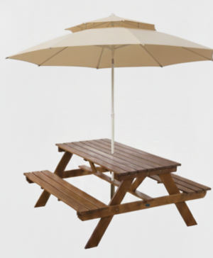 방부목 테이블 세트